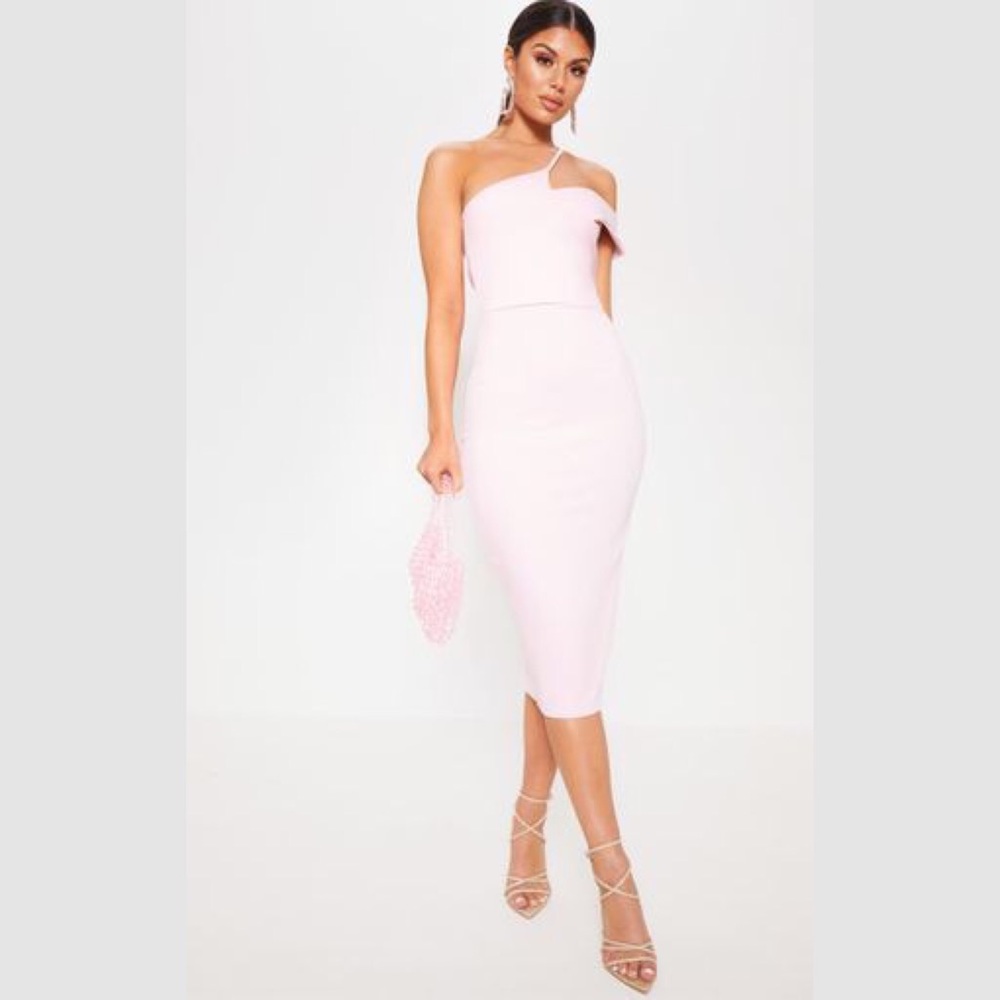 Asymmetrical One Shoulder Dress